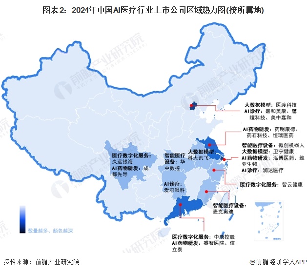 【行业深度】洞察2024：中国AI医疗行业竞争格局及市场份额(附市场集中度、企业竞争力评价等)(图2)