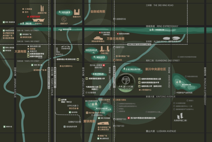 Emc易倍体育：成都【保利新川天珺】售楼处电线月房价动态_热销户型_最新成交价_优惠政策_线上咨询(图1)